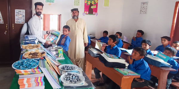 Proviosion of School Stationary, Books, Dress, Candies